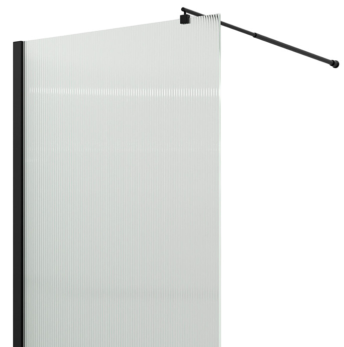 Душевое ограждение Wasserkraft Rur 30W40MB-FL 2000х1200 мм черный
