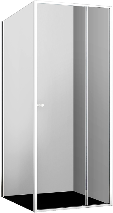 Уголок душевой Wasserkraft Rhin 44S19 100х100 см, белый профиль