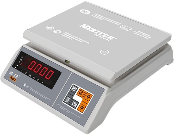 Весы настольные Mertech M-ER 326 FU-3.01 LED без АКБ