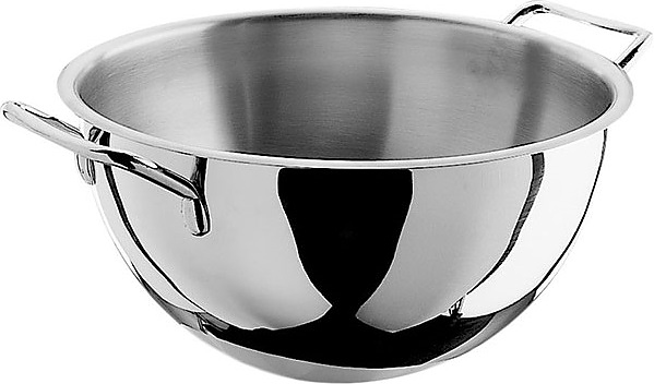 Салатник круглый Pintinox 509039-28 5 л, Ø 30,5 см, H=15,5 см, L=37,6 см (нерж. сталь) серебристый