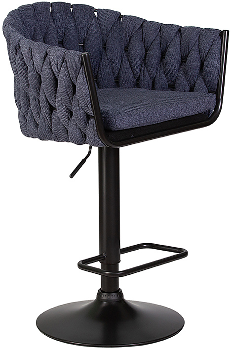 Стул барный DOBRIN 9690-LM-N LEON (синий) 2 шт.