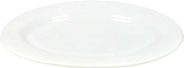 Блюдо сервировочное овальное ROAL XYP100 (стеклокерамика) 24,5х17 см овальное белое