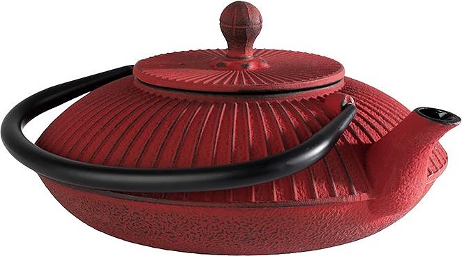 Чайник APS 79812 800 мл (чугун) красный