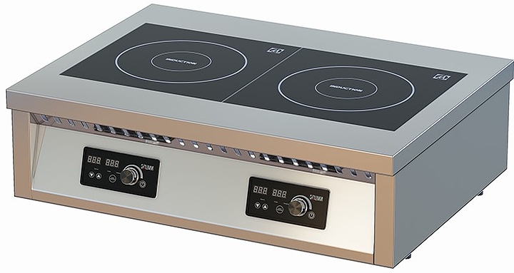 Плита индукционная ЦМИ ПИ-2Н(5) (820х600х250 мм)