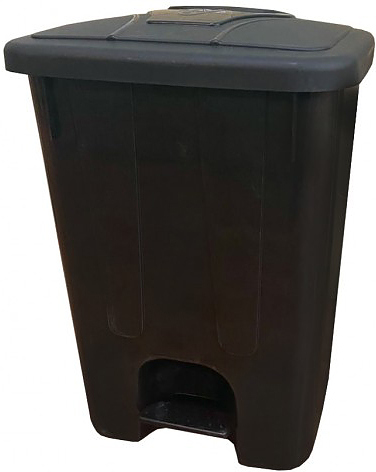 Контейнер для мусора TELKAR 50032 40 л черный