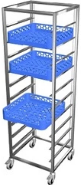 Тележка-шпилька для посудокассет КАМИК ШП/К 4 560х520х650