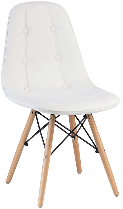 Стул обеденный DOBRIN 301-LMZL BENNET (белый, светлый бук)