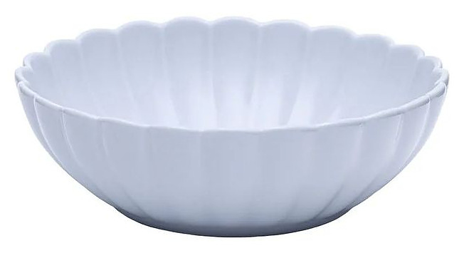 Тарелка суповая Oxford FLORA ASTER 152394 d 22 см белый