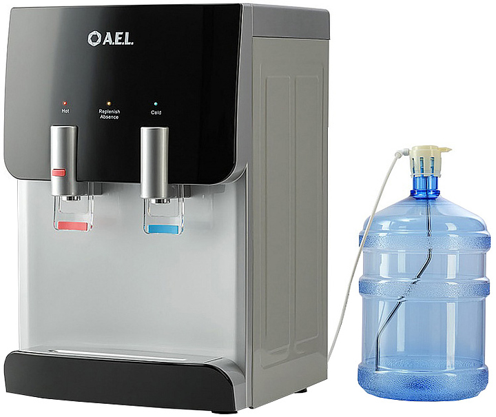 Кулер для воды A.E.L. TD-AEL-217a черный, серебристый