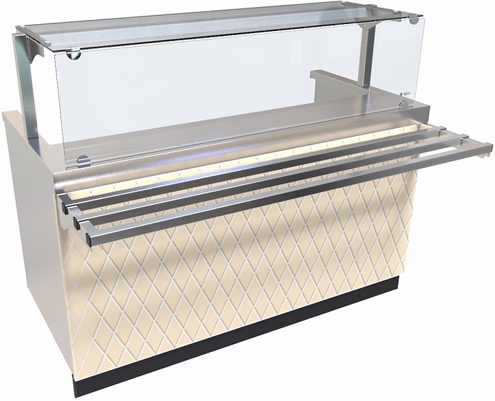 Прилавок-мармит Abat ПМЭС-70Е-01 для первых блюд ромб