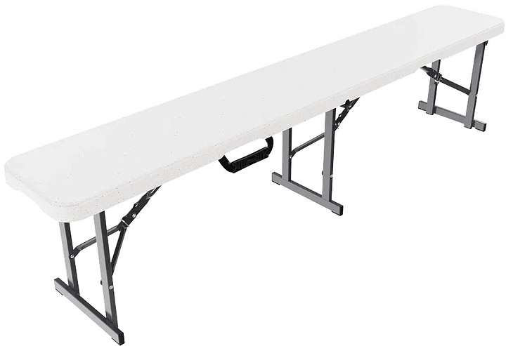 Скамейка складная Samman Vän N белая