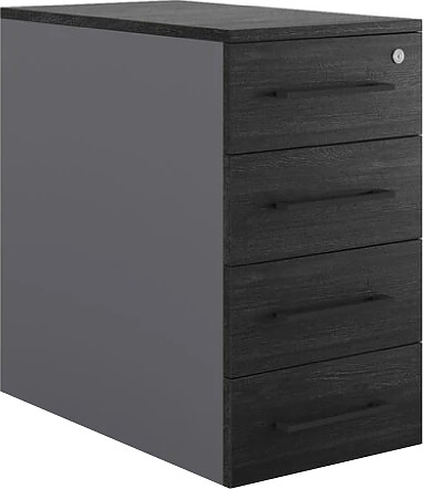 Тумба приставная КОБОР TS4-40/50 graphite/wood