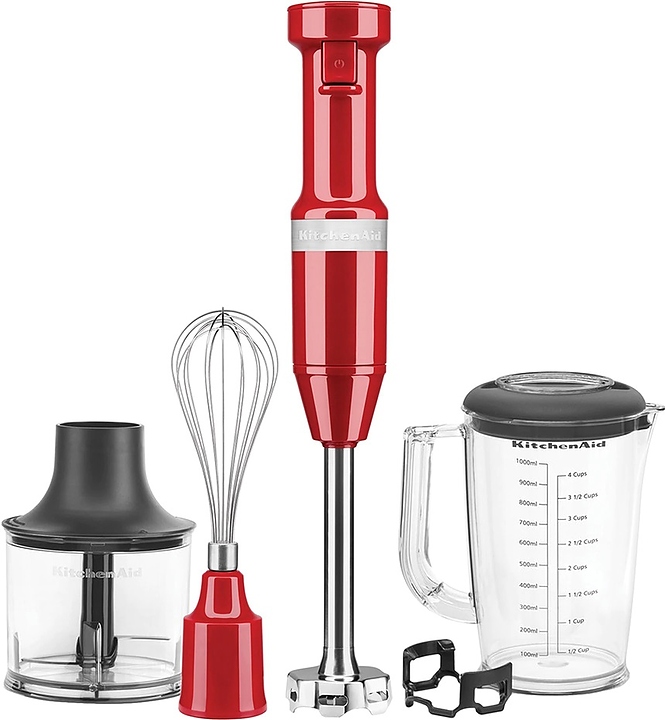 Блендер погружной KitchenAid 5KHBV83EER красный