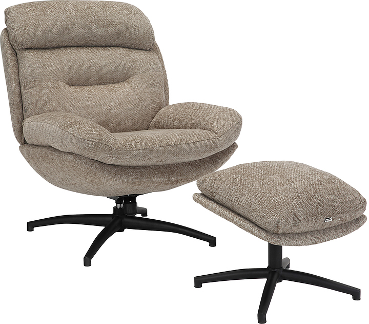 Кресло-реклайнер Everprof Kiwi (ткань) бежевое