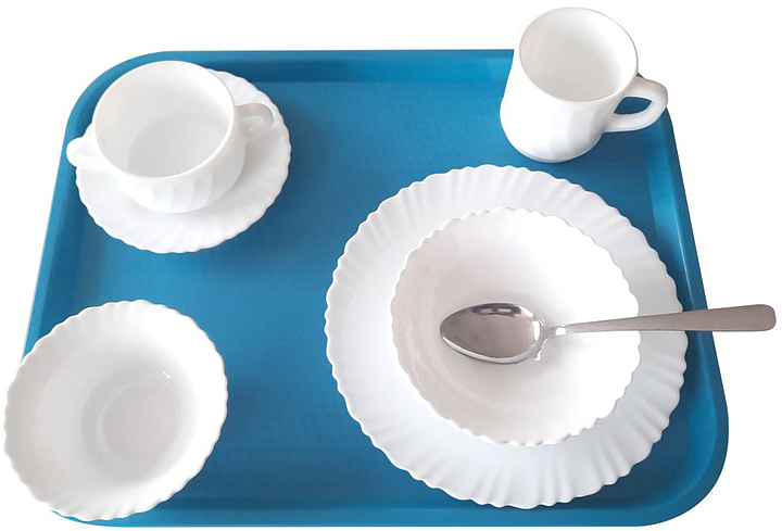 Поднос MVQ G1806 45х35х20 мм лазурный