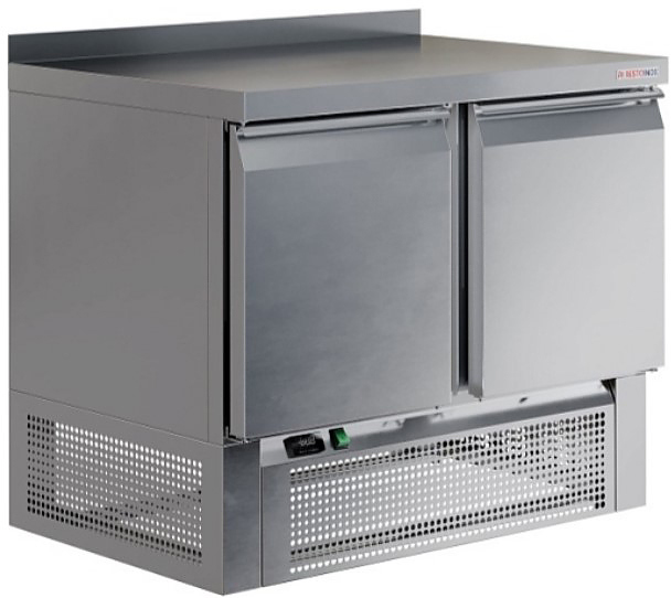 Стол морозильный Restoinox SHN-11SNE-B  с бортом (2 двери)