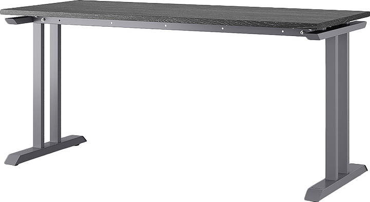 Стол офисный КОБОР T-120/80 graphite/glazed