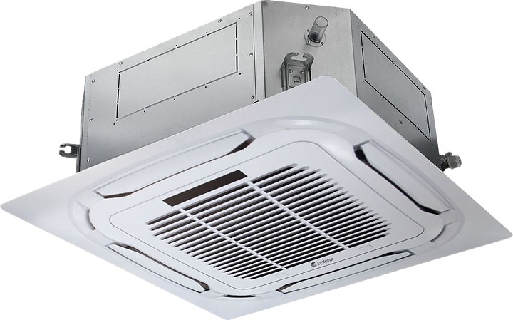 Кассетная сплит-система Systemair SYSPLIT CASSETTE 48 EVO HP R/SYSPLIT OUTDOOR EVO 48 HP R