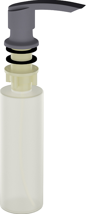 Дозатор для жидкого мыла ULGRAN Quartz UQ 02-05 бетон