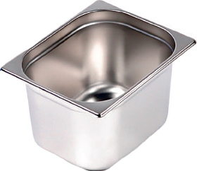 Гастроемкость Hurakan GN 1/2-200 (325x265x200) нерж. сталь