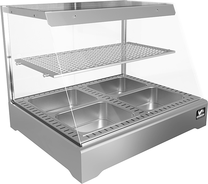 Витрина тепловая КОБОР CR1-80H серебряная