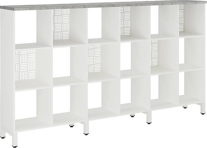 Стеллажная система КОБОР SQ-3Х6 white/chicago