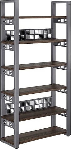 Стеллаж открытый КОБОР SO6-80/36 graphite/charlston