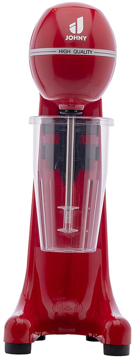 Миксер для молочных коктейлей JOHNY AK/2-2TA ECO красный, без таймера