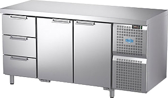 Стол холодильный ATESY Диксон СТХ-2/1670М с ящиками