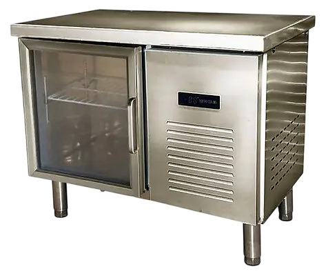 Стол холодильный CLSY Workbench 100 стекло, 110 л нержавеющая сталь