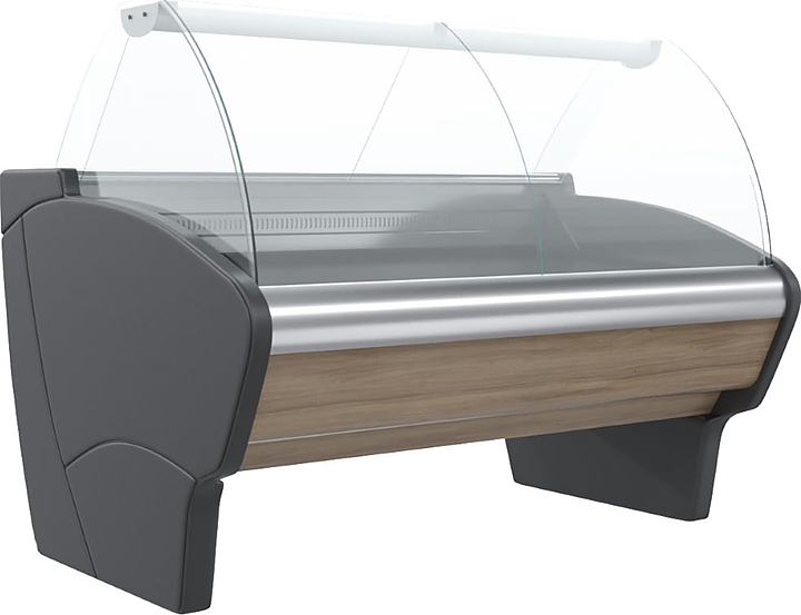 Витрина холодильная Carboma Bavaria G110 SV 1,5-1-1 (ВХСр-1,5 Bavaria G110) (статика, выносной агрегат)