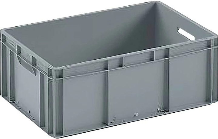 Ящик универсальный ТАРА.РУ ЕС 6422.1 600х400х220 мм серый