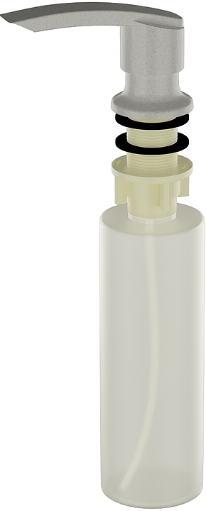 Дозатор для жидкого мыла ULGRAN U-02(310) серый