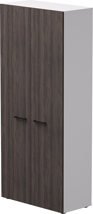 Шкаф для документов Everprof EVO закрытый, белый, дуб Пасадена