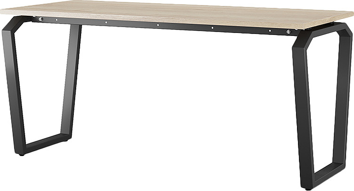 Стол офисный КОБОР TB-120/70 black/natural