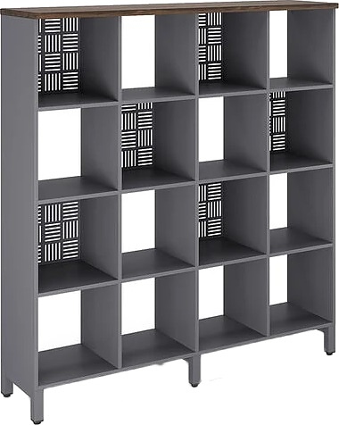 Стеллажная система КОБОР SQ-4X4 graphite/charlston