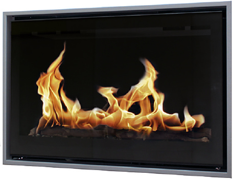 Камин газовый Karma STYLE Slim line 15 серый металлик