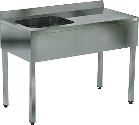 Ванна моечная КОБОР ВМЦФР/1-140/70 Л/П