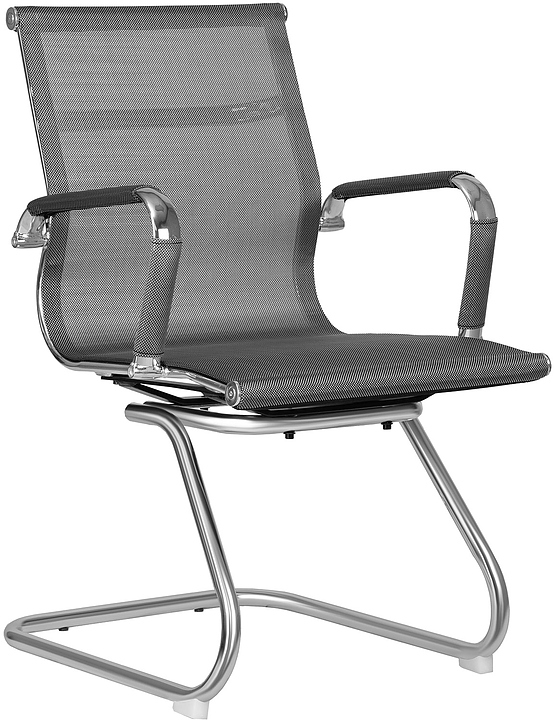 Кресло офисное для посетителей DOBRIN 102N LMR CODY MESH (серое)