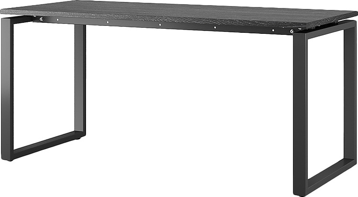 Стол офисный КОБОР O1-160/60 black/glazed