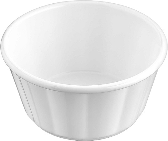 Соусник Gastroplast GS-08 130 мл d=85 мм h=45 мм (поликарбонат) белый