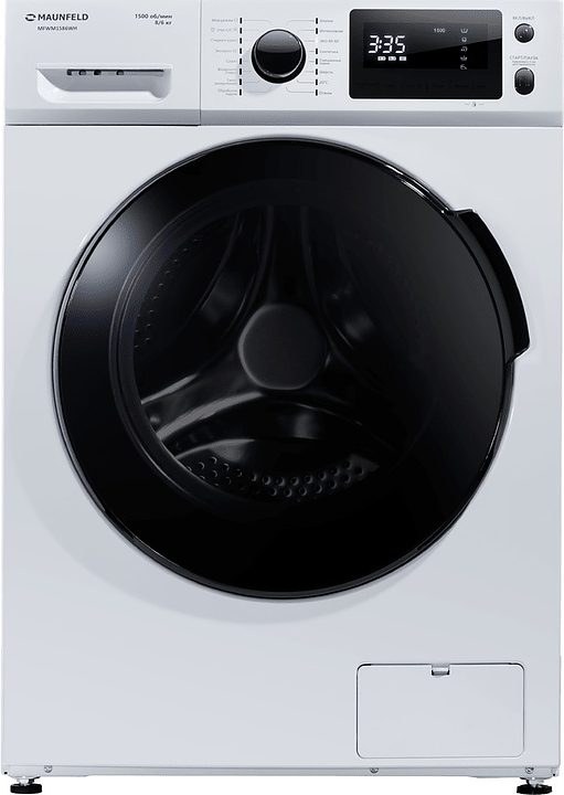 Стирально-сушильная машина Maunfeld MFWM1586WH белая
