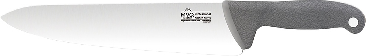 Нож шеф повара MVQ Profi Color Messer F4258 l=30 см (нерж. сталь / пластик) с серой ручкой