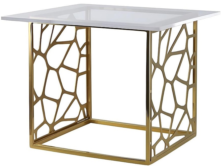 Подставка фуршетная P.L. Proff Cuisine Hotelware FSBG 4802 G 35*35 см h 40 см + блюдо 45*45 см акрил