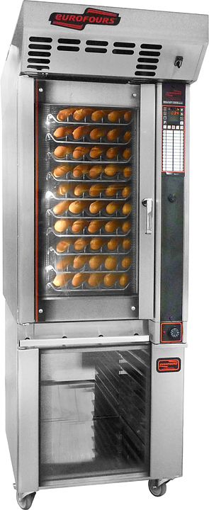 Печь конвекционная Eurofours FVE10A-20 + шкаф расстоечный FET-A + зонт вытяжной FHV-EA