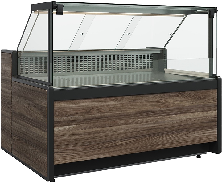 Витрина тепловая Carboma Gelios GC111 SH 1,25-1 1008 (газлифт, без боковин)