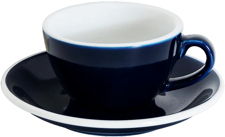 Кофейная пара Loveramics Egg Flat White C088-58BDE/C088-26BDE 150 мл, синий (denim)