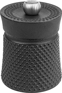 Мельница для перца Peugeot Bali Fonte 35402, 80 мм, чугун / металлический измельчитель, черная