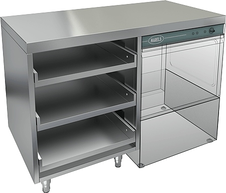 Стол под посудомоечную машину HICOLD НБМКБКП-12/7П с правым крылом