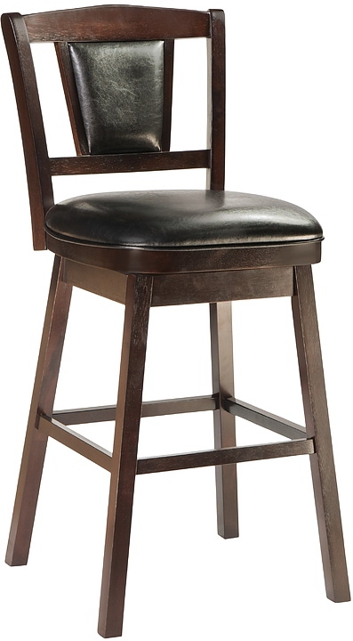 Стул барный DOBRIN 1676-LMB NOLAN BAR (черный, капучино)